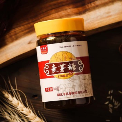 千凤香87B麦芽糖纯手工零食500g高度粘稠麦牙糖儿童拉丝棒棒糖图2