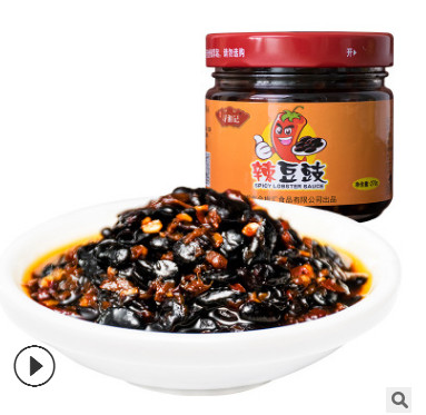 寻湘记湖南特产辣椒豆豉酱红油香辣豆瓣酱下饭菜火锅自制农家风味图3