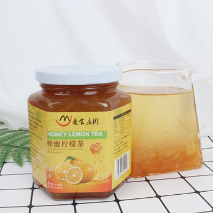 厂家直销蜂蜜柠檬茶 瓶装料足果酱原浆茶饮 支持OEM定制加工