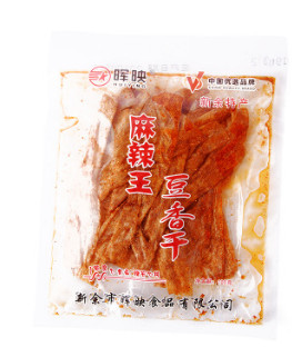江西新余晖映豆皮辣片 办公室零食 休闲食品 辣条批发 厂家直销图2