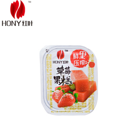 红叶牌12斤散称草莓果糕 天然无添加零食休闲食品 果脯蜜饯直销图3