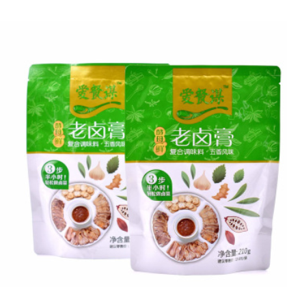 批发安琪卤料 爱餐谋酵母鲜五香味家用卤汁卤水箱卤料包加工批发图3