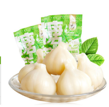 宏万年糖醋蒜1000g 山东特产糖蒜甜蒜腌泡大蒜头咸菜图2