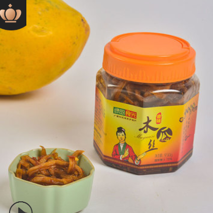 木瓜丝 酱菜 香辣木瓜丝 广西特产木瓜丁 厂家直销拌饭酱菜开胃菜图3
