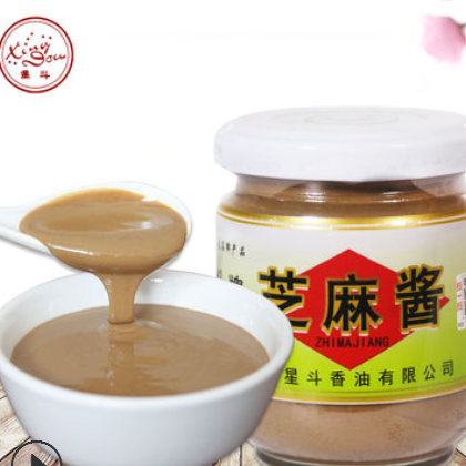 内蒙古特产芝麻酱150g*30星斗牌餐饮凉皮拌面火锅蘸料图2