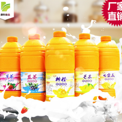 饮料浓浆 2.2kg多口味A级金皖果味酱浓缩果汁 原料水果味糖浆图3