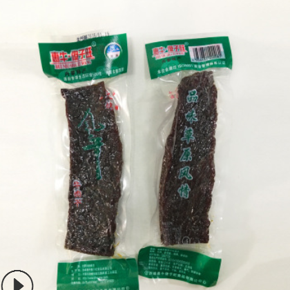 休闲食品内蒙火烤牛肉干 惠牛傻子旺500g 烤制手撕风干牛肉干图3