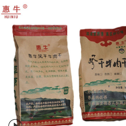 散装惠牛风干牛肉干 三种口味休闲牛肉零食食品 色泽鲜嫩牛肉干图1