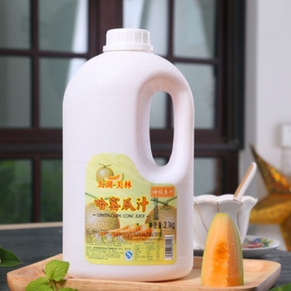 太湖美林哈密瓜汁6倍果味饮料浓浆2.1kg奶茶原料厂家直销