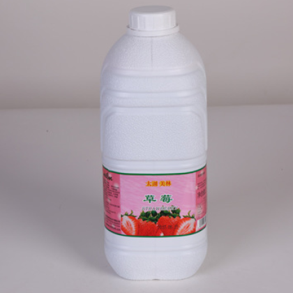 太湖美林草莓汁6倍风味饮料浓浆2.5kg奶茶店原料厂家直销