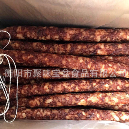 10斤装特产麻辣香肠 农家手工自制腊肠 广味麻辣腊肉腊肠批发图2