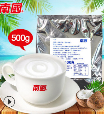海南特产 南国500g纯椰子粉原料 纯粉 餐饮粉（椰浆粉）可工业用