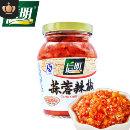 【信明】赣南特产蒜蓉辣椒酱210g超辣农家手工香辣酱剁辣酱下饭酱图2
