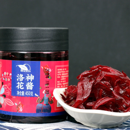 健润食品云南洛神花酱厂家批发冰粉配料餐饮甜品原料图3