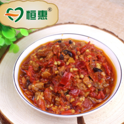 厂家直销舜皇山土猪肉剁椒肉丁 湖南特产下饭菜食品图3
