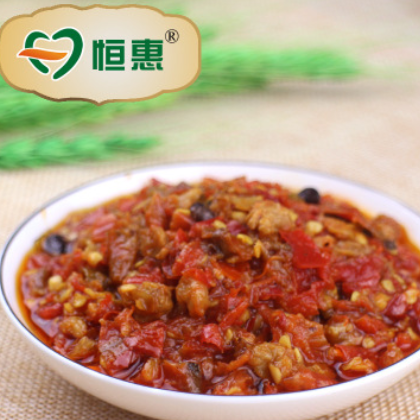 厂家直销舜皇山土猪肉剁椒肉丁 湖南特产下饭菜食品图2