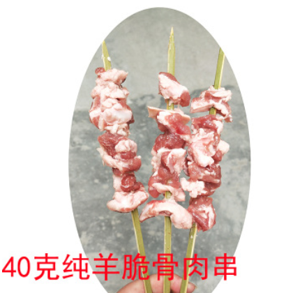 各种规格烧烤羊肉串批发 烧烤肉串批发 烧烤食材 冷冻肉串全国均图2