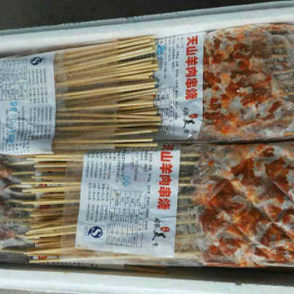 各种规格烧烤羊肉串批发 烧烤肉串批发 烧烤食材 冷冻肉串全国均图3