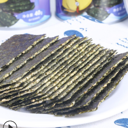 海苔夹心海苔40g罐装儿童海苔烤海苔芝麻巴旦木南瓜子海苔夹心脆图3