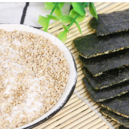 即食海苔夹心海苔125克切片夹心脆原味海苔烤海苔可OEM贴牌代加工图2
