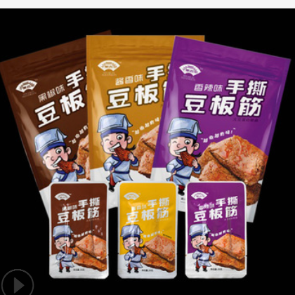 十里古街手撕豆板筋156g 好吃的豆制素肉豆干豆腐干【直播专享】图3