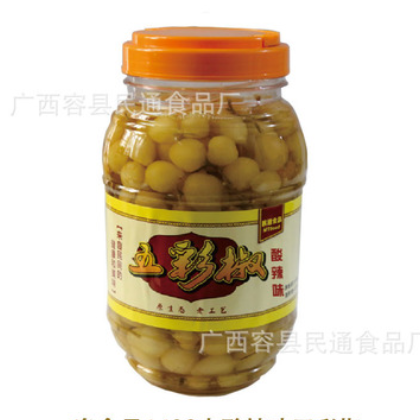 广西民通食品野山椒泡椒小米椒泡辣椒甜酸味咸酸味1500克图3