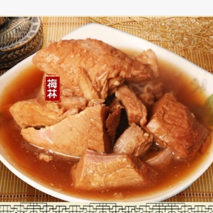 梅林红烧扣肉罐头可做梅菜扣肉户外即食猪肉罐头上海特产340g*24图1
