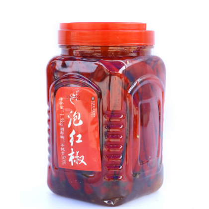 四川眉山老坛子泡红灯笼辣椒现货批发腌菜方便泡椒鱼泡椒牛蛙配菜图3