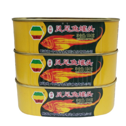 现货瓶装罐头 凤尾鱼罐头184g 即食豆豉鱼下饭菜罐头食品图3