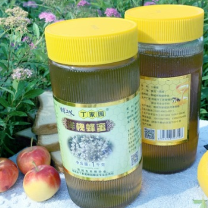 丁家园 洋槐花蜜天然农家自产洋槐蜜可拉丝回弹1000g/瓶 一件代发图3