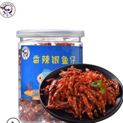 蜜汁香辣小鱼干仔200g含罐小银鱼干麻罐装食品罐头批发北海特产图2