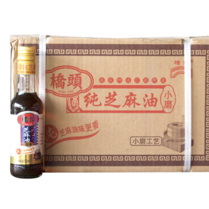 香油瓶装232ml*24瓶整箱厂家直销香油碟蘸料香油瓶装图2