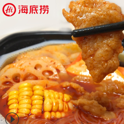 海底捞自煮自热火锅番茄小酥肉方便速食即食微火锅415g自热火锅图2