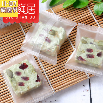 玖鲜居雪花酥500g每袋奶香原味抹茶巧克力手工牛轧奶芙雪芙酥糕点图3