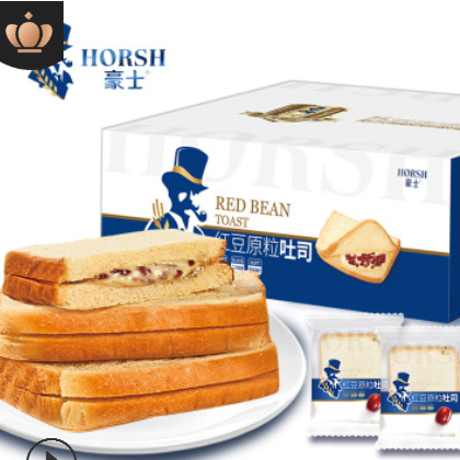 豪士乳酸菌小口袋乳酪夹心面包厂家直销早餐糕点手撕面包批发图2