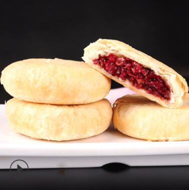 云南特产玫瑰鲜花饼50g玫瑰饼零食点心月饼糕点图1