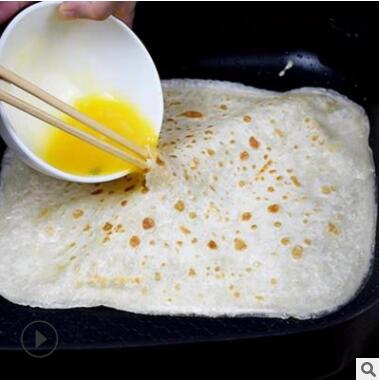 鑫街好食点商用早餐鸡蛋灌饼皮冷冻机200张/120g纸袋图2