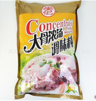 安记大骨浓汤 908克 整箱10包 猪骨浓汤 火锅底料 面汤调料图3