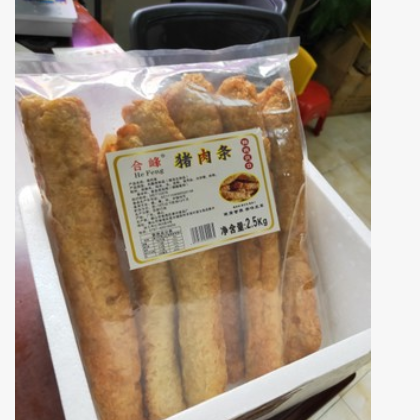 潮汕广章猪肉卷猪肉条爽口美味餐饮汤粉隆江猪脚饭必备厂家直销图3