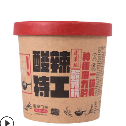 新品酸辣粉 嗨吃家升级款酸辣特工网红酸辣粉碗装贴牌定制代工图3