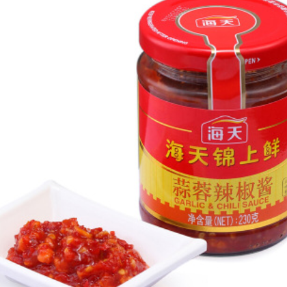 海天 锦上鲜蒜蓉辣椒酱230g*15瓶 炒菜调味佐料酱图2