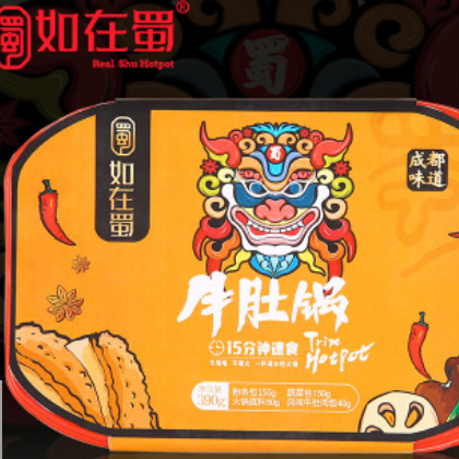 如在蜀方便小火锅牛肚锅390g 成都味道