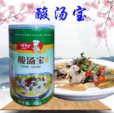 味斗士酸汤宝908g酸汤肥牛熬汤酸菜鱼火锅调味料火锅底料图2