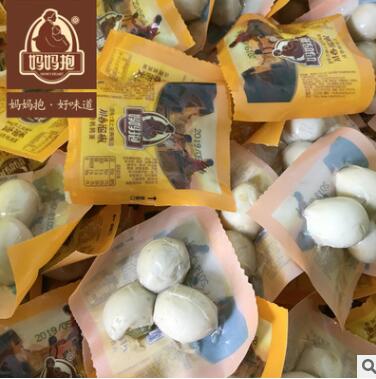 妈妈抱卤味鹌鹑蛋川香泡椒鹌鹑蛋3粒*30包/袋 卤味零食开袋即食图2
