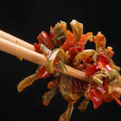 湖南特产帅畅红油刀豆280g正宗刀豆开胃下饭菜酱腌菜厂家直销图3