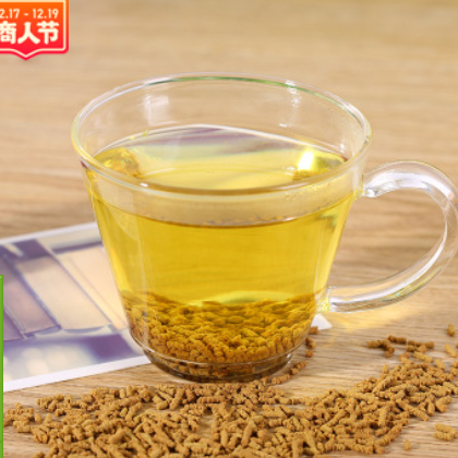 工厂直销咏轻松黄苦荞茶2.5kg 造粒茶 全株茶 酒店餐馆荞麦茶图2