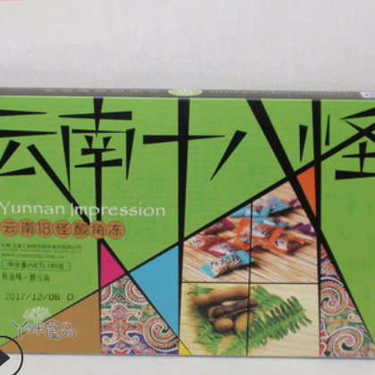 丫眯乐 云南十八怪风味食品180g 18怪糕点酸角冻特产一件代发批发图2