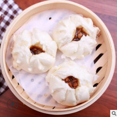 皇朝 广式开口蜜汁叉烧包 港式速冻包子早餐广东早茶点心中式面点图3