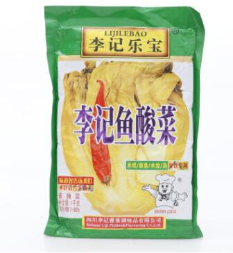 李记乐宝 李记鱼酸菜1000克细末芽菜米线雪菜末沫酸菜末配料碎菜