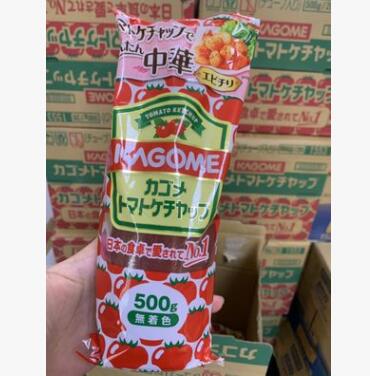 日本进口 KAGOME可果美番茄调味酱 减盐番茄酱调味品 蘸薯条500g图3